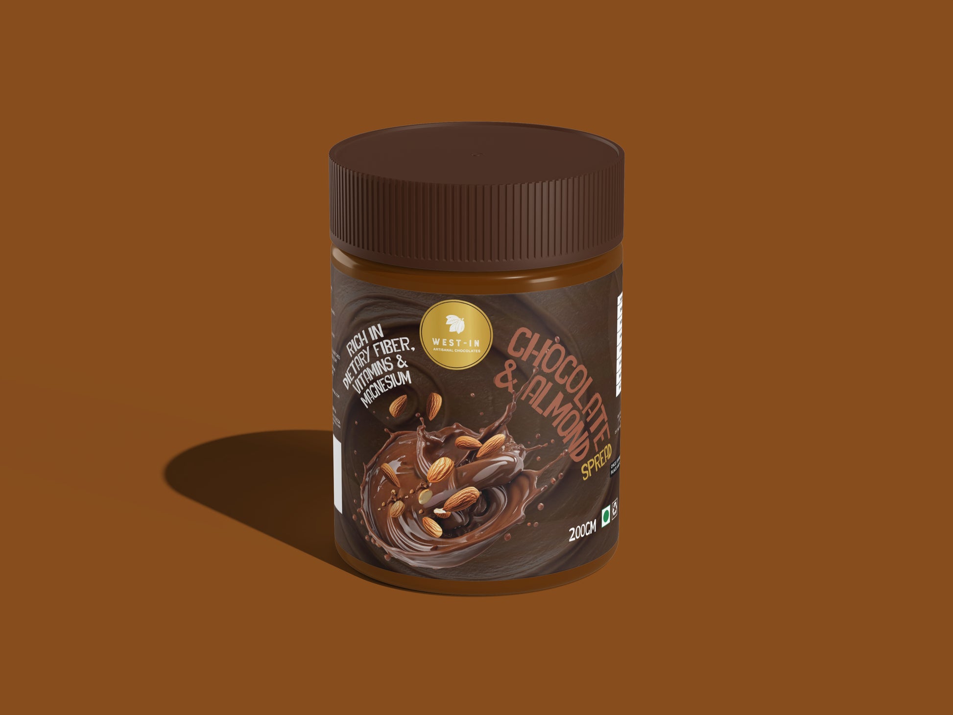 Vegan Chocolate Spread – Chocolate & Almond - 200G