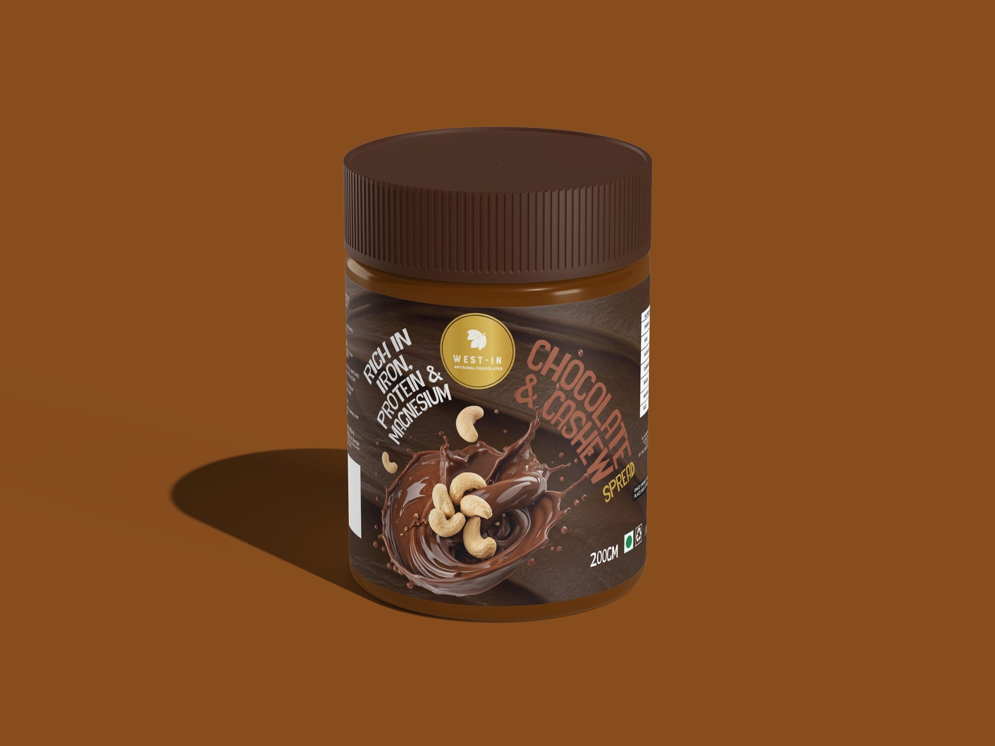Vegan Chocolate Spread – Chocolate & Cashew- 200G