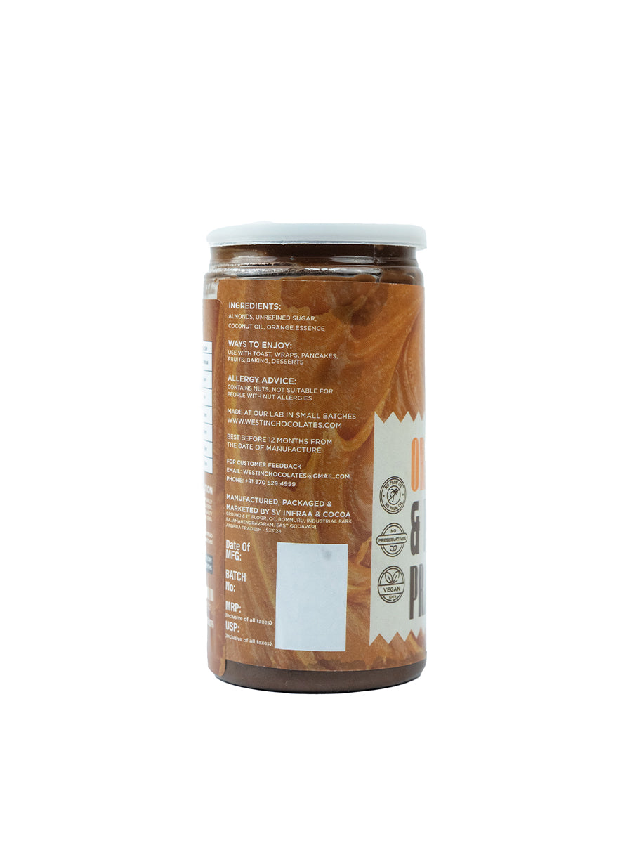 Vegan Praline – Orange & Peanut- 200G