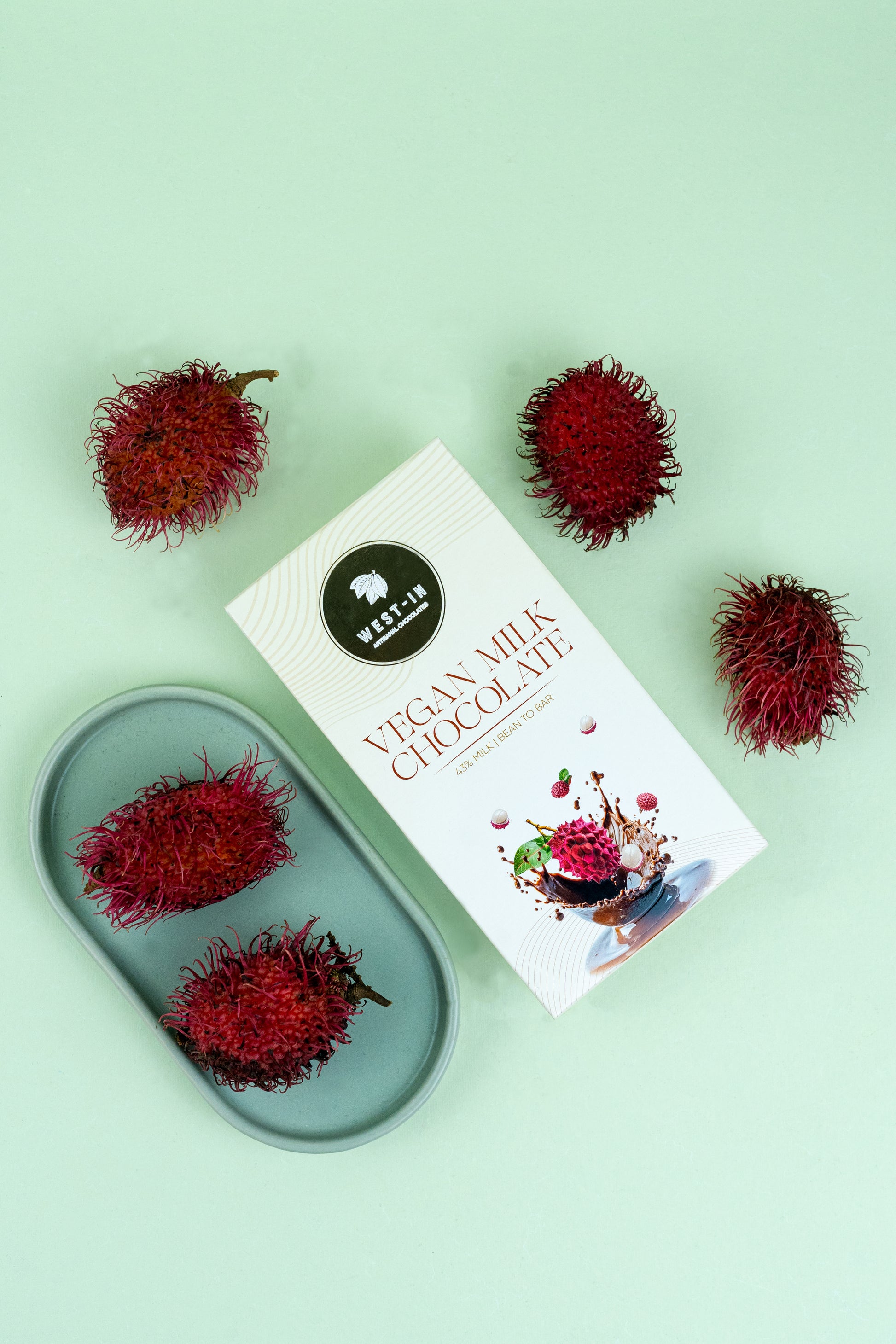 Vegan Milk Chocolate & Lychee - 90G