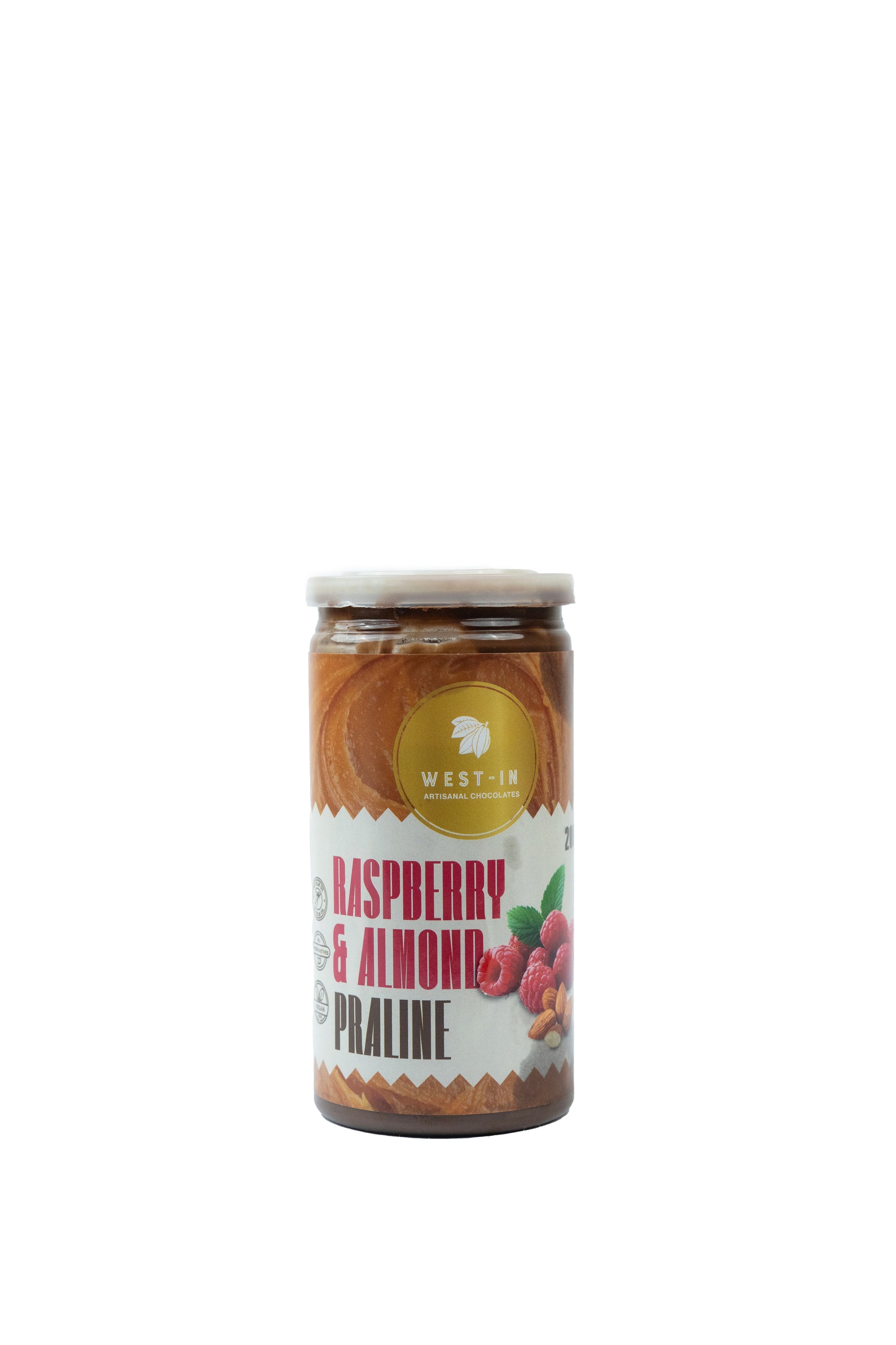 Vegan Praline – Raspberry & Almond- 200G