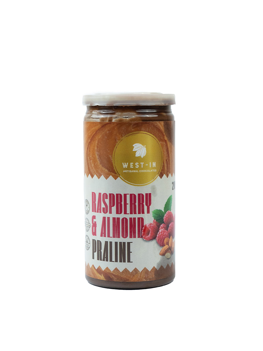 Vegan Praline – Raspberry & Almond- 200G