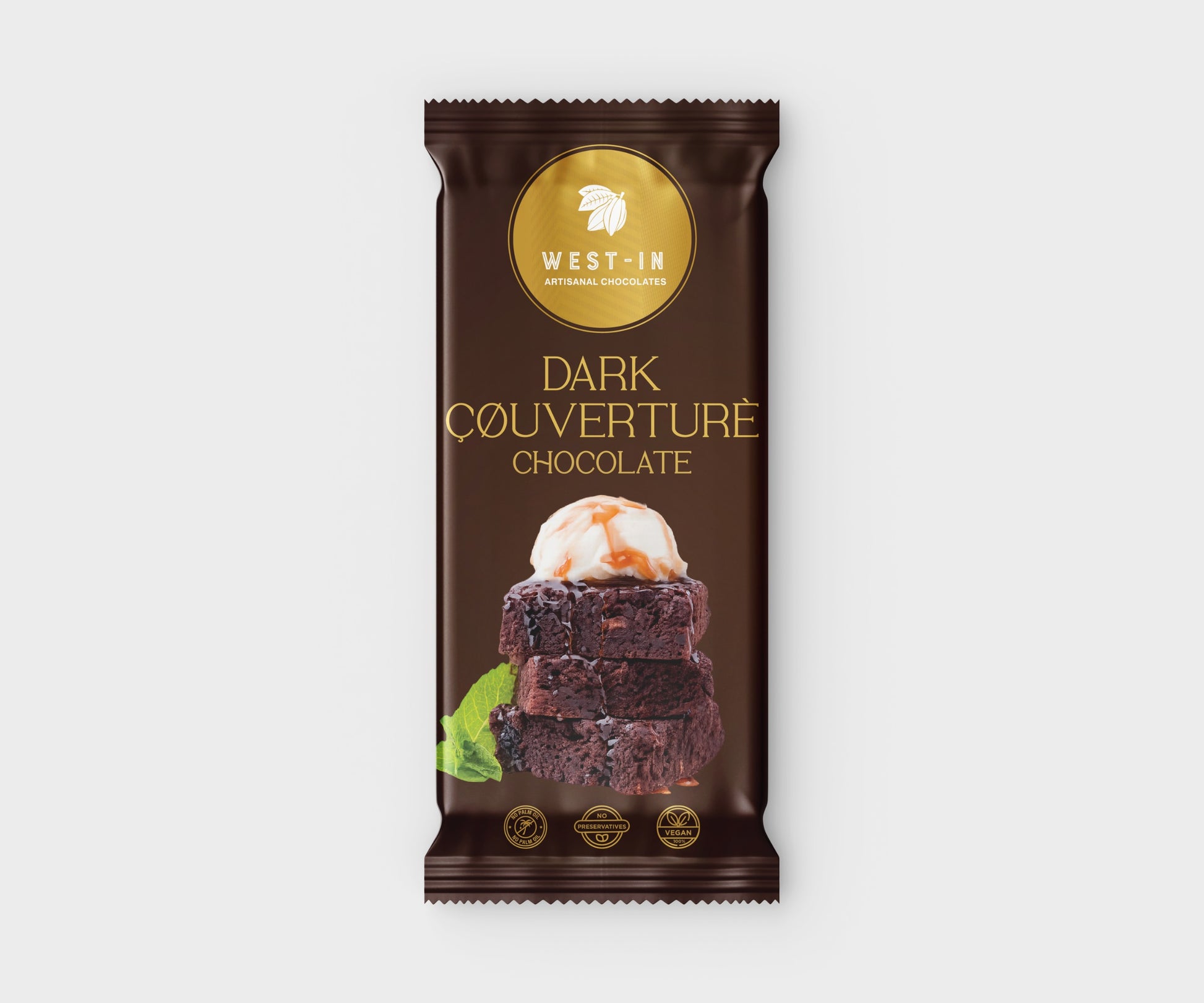 Dark Chocolate Couverture – 99% - 500G