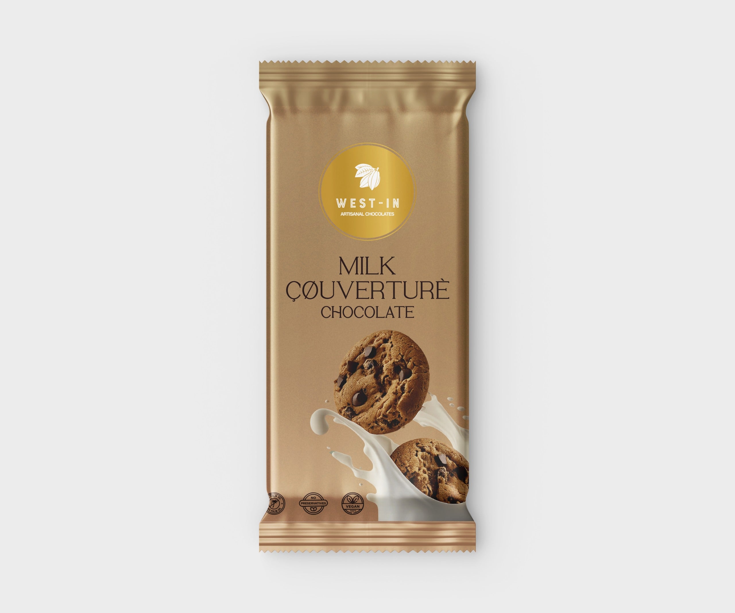 Milk Chocolate Couverture – 43% Cocoa - 500G