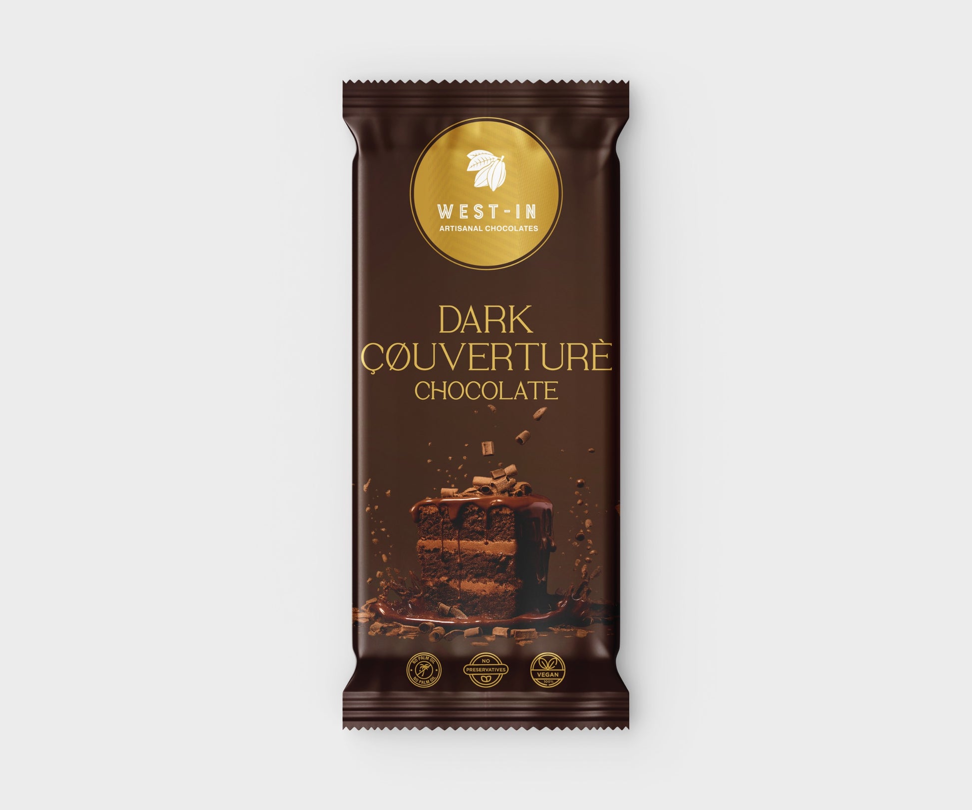 Dark Chocolate Couverture – 60% Cocoa - 500G