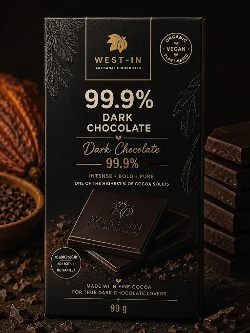 99.9% Dark Chocolate  - 90G