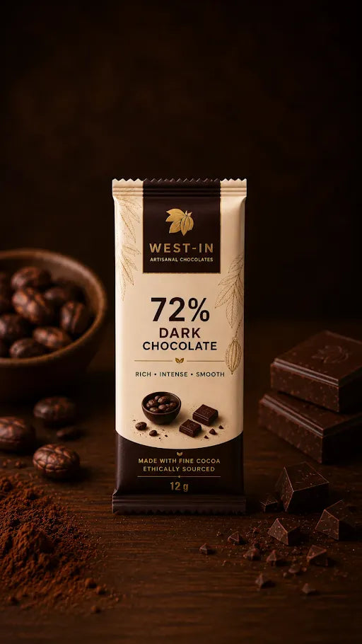 72% Dark Chocolate - 12G
