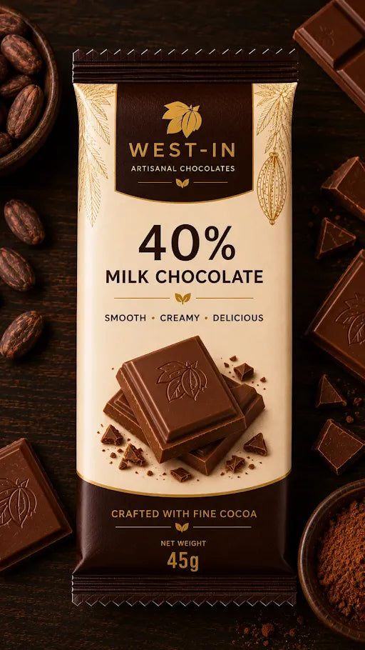 40% Milk Chocolate - 45G